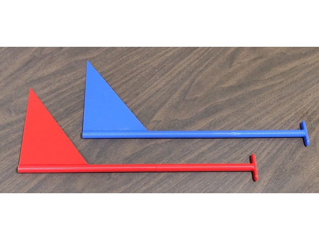 FTC 2019 Alliance Flag with Base - Cougar Bots 14867