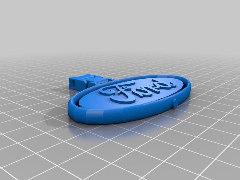 Spinning Ford Keychain