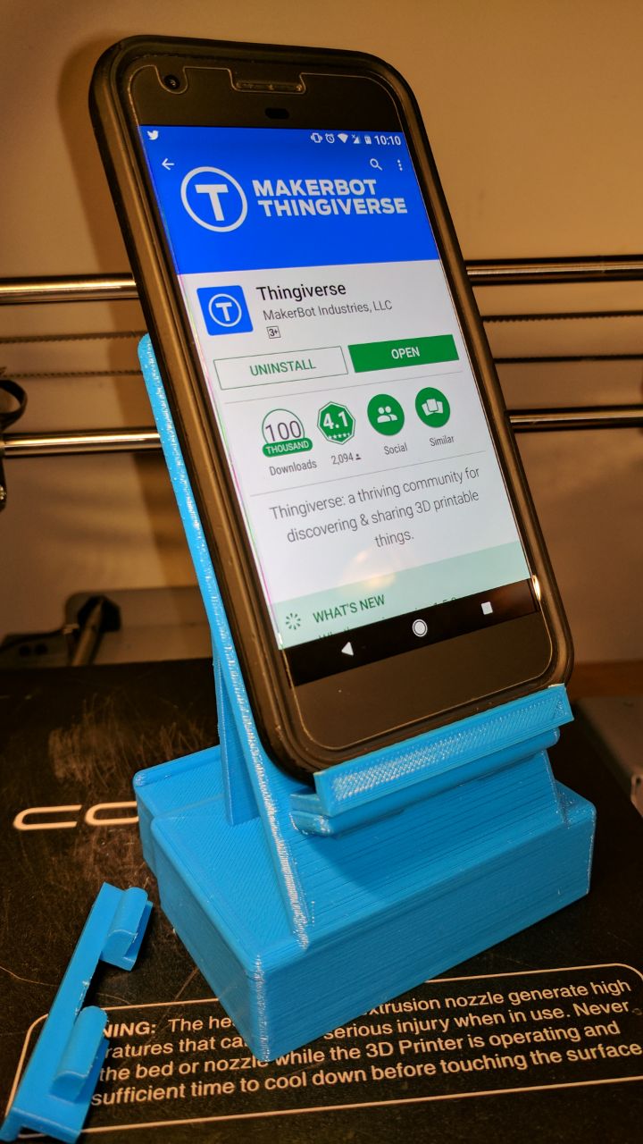 Mobile Phone Dock with USB support and storage compartment
