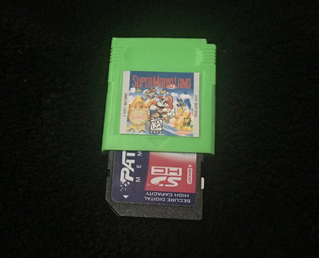 Gameboy Cartridge SD holder