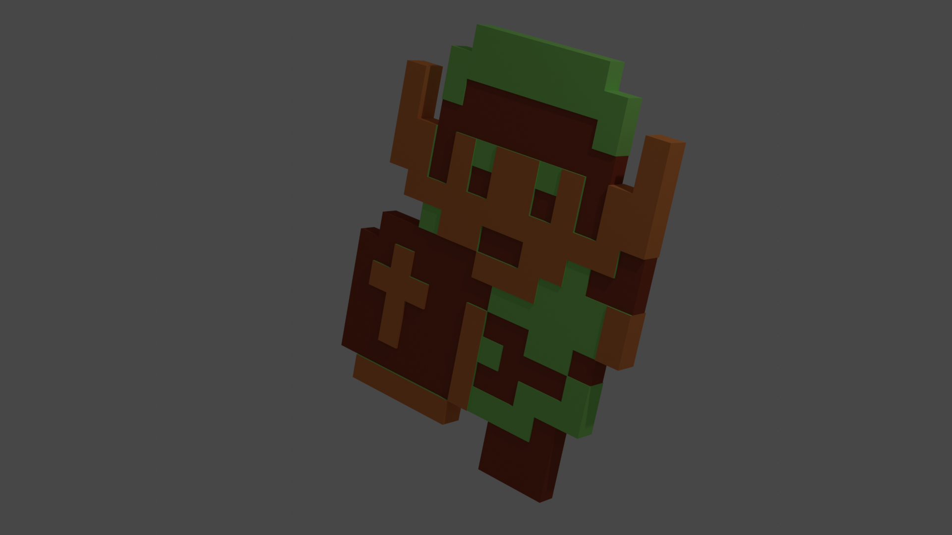 Classic Pixeled Link Keychain from Zelda