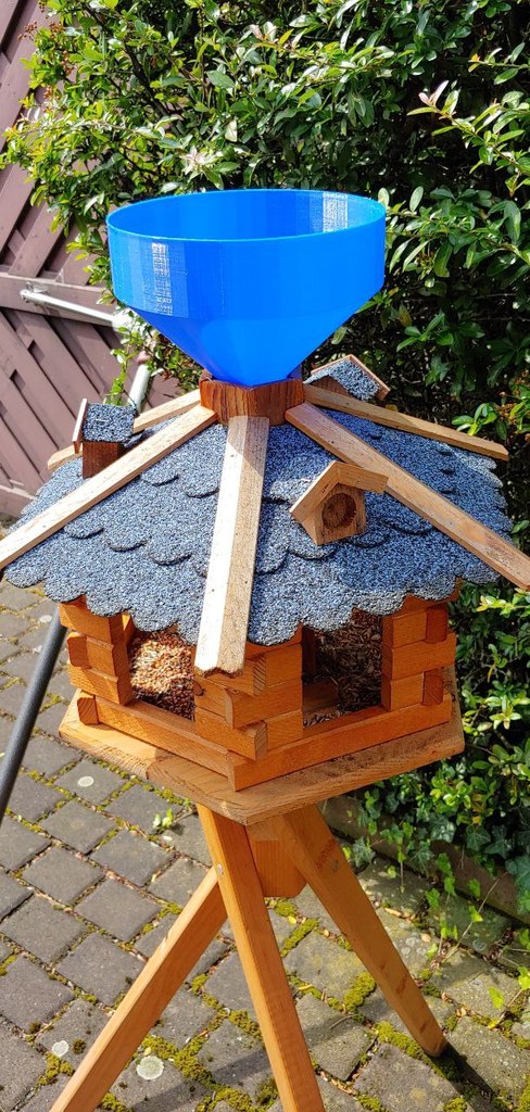 Bird House Food Refill Funnel