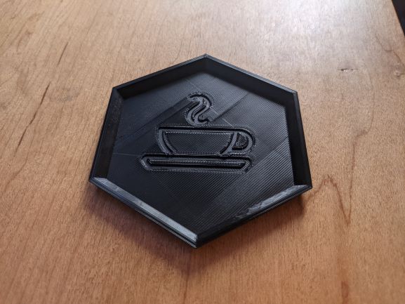 Simple Geometric Coffee Coaster