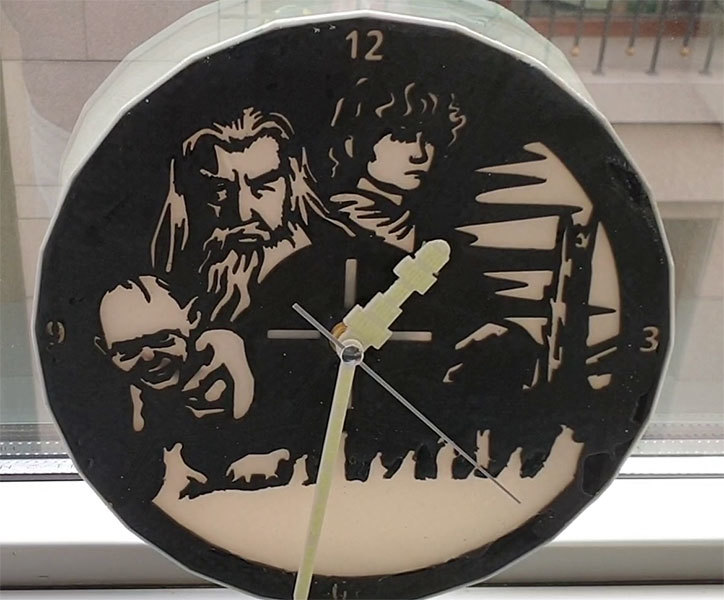 The Lord of the Rings Clock
