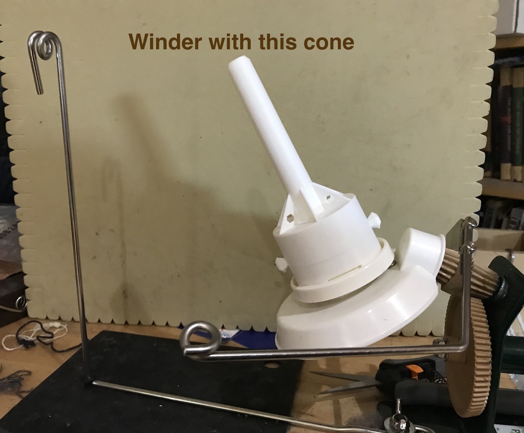 Cone for Yarn Winder, small skeins