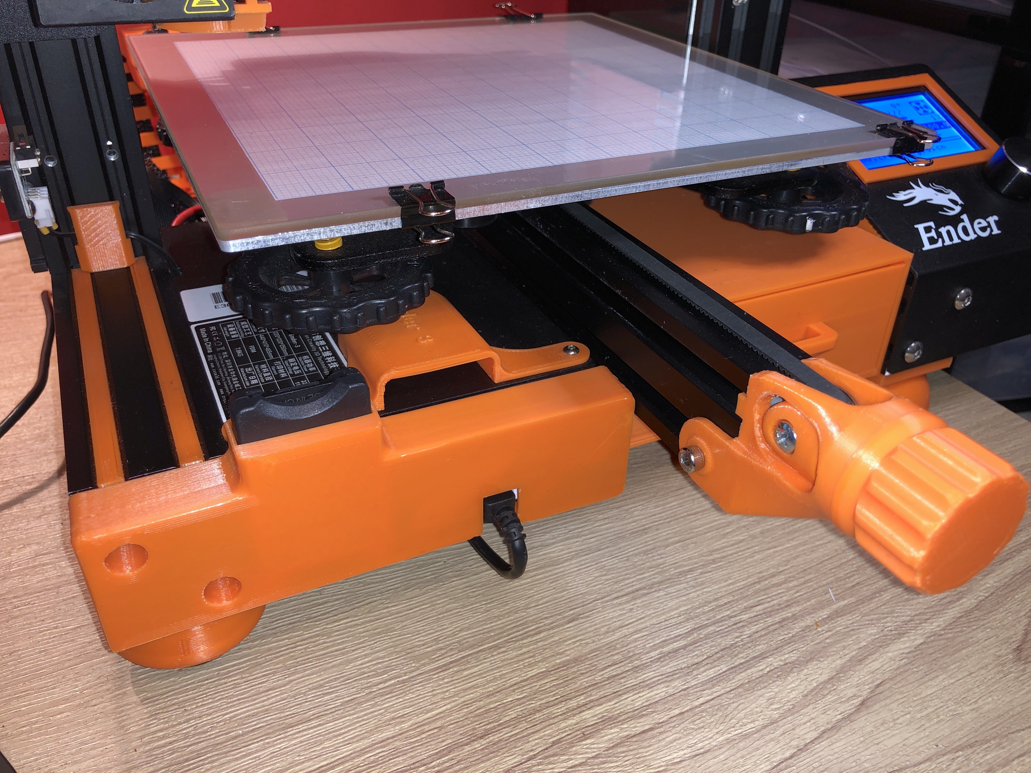 Ender 3 - SD Card Deep Front Mount with USB Cutout