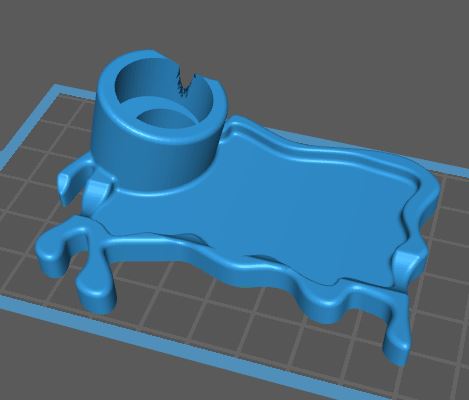 Ink Splat Sample and Pen Holder