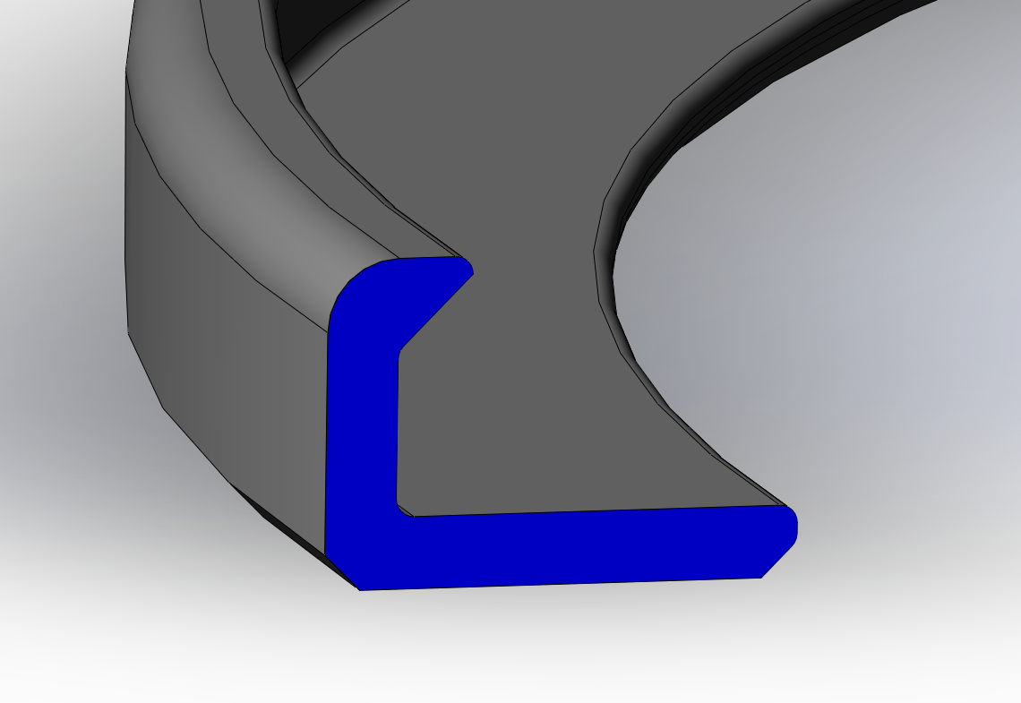 Cardboard spool edge ring (eSun)