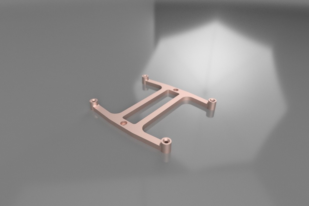 Raspberry pi -.DIN rail horizontal mount bracket for Voron 2.4