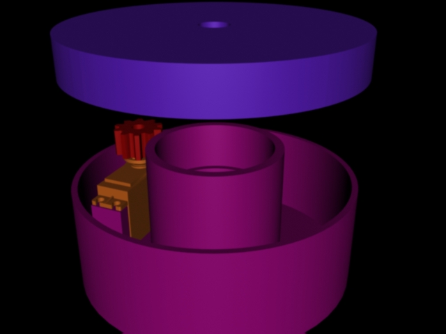 Robot arm rotating base, bearing servo turntable 360