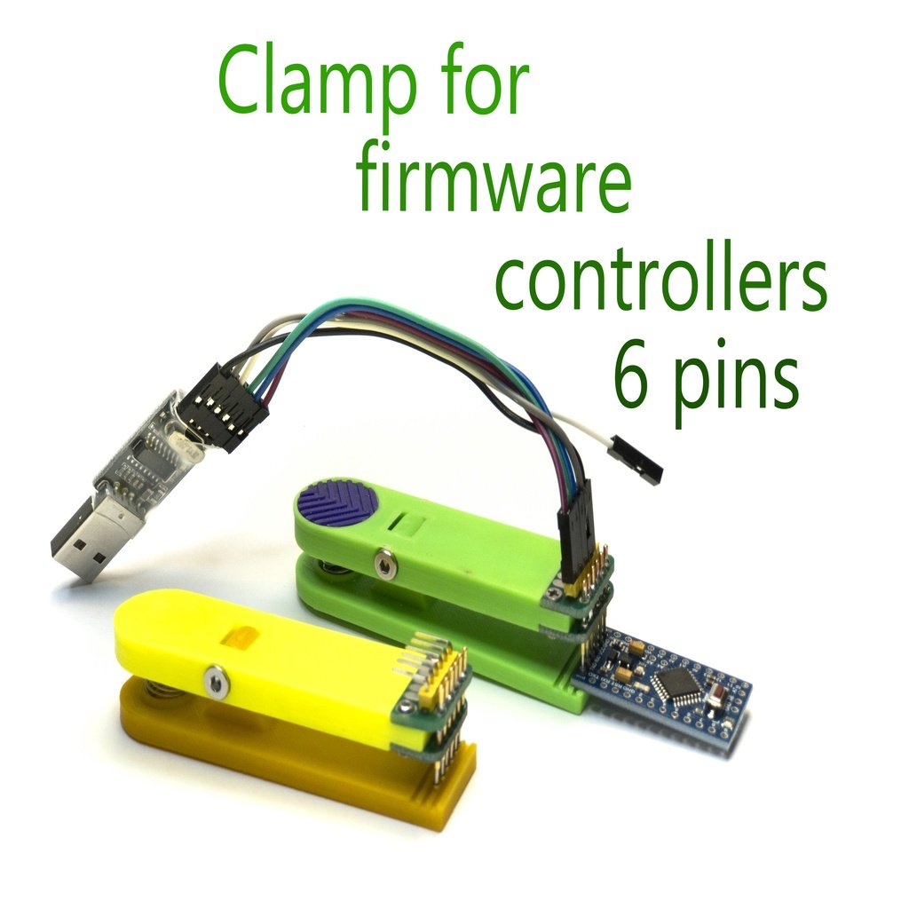 Clamp for firmware controllers 6 pins