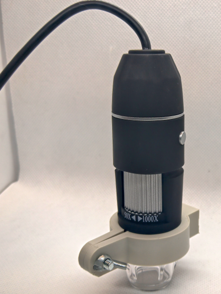 USB microscope stand with x-y base - smaller scope holder