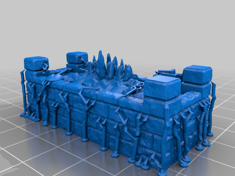 HeroQuest kellars keep/karn varn 3D tiles