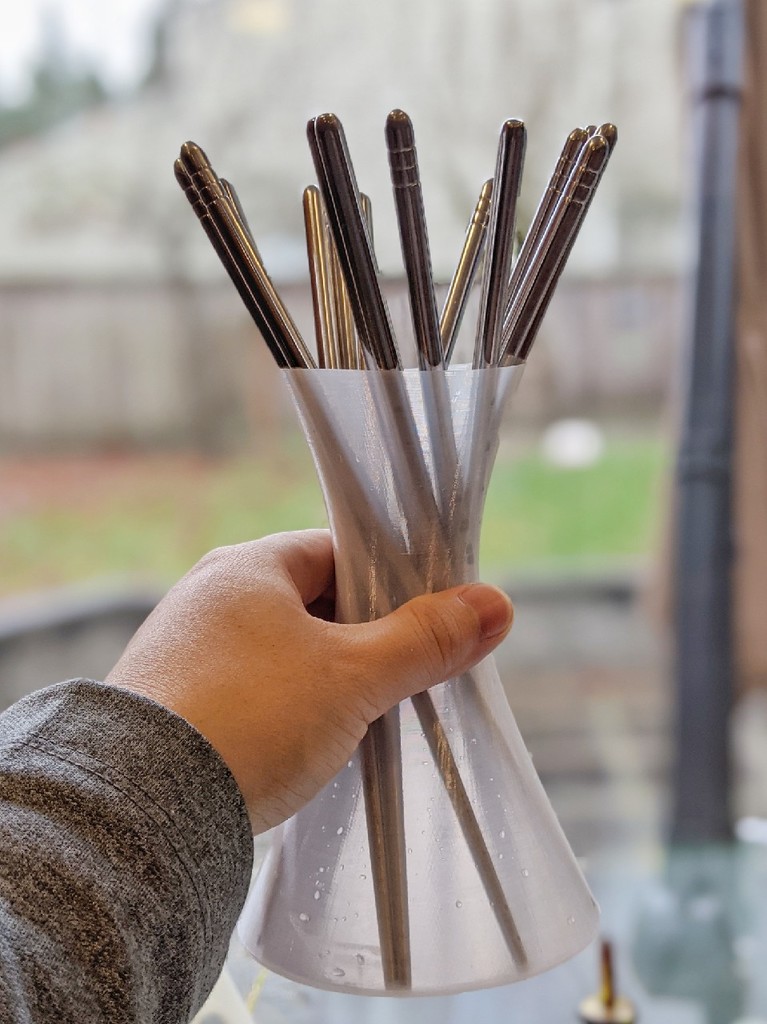 chopstick dryer vase