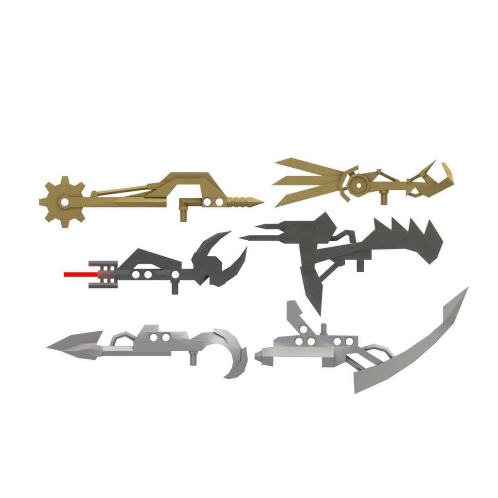 (Updated 1) Bionicle Heroes Piraka's Weapons Pack
