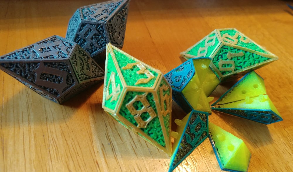 Modular Hedron 10-sided Dice