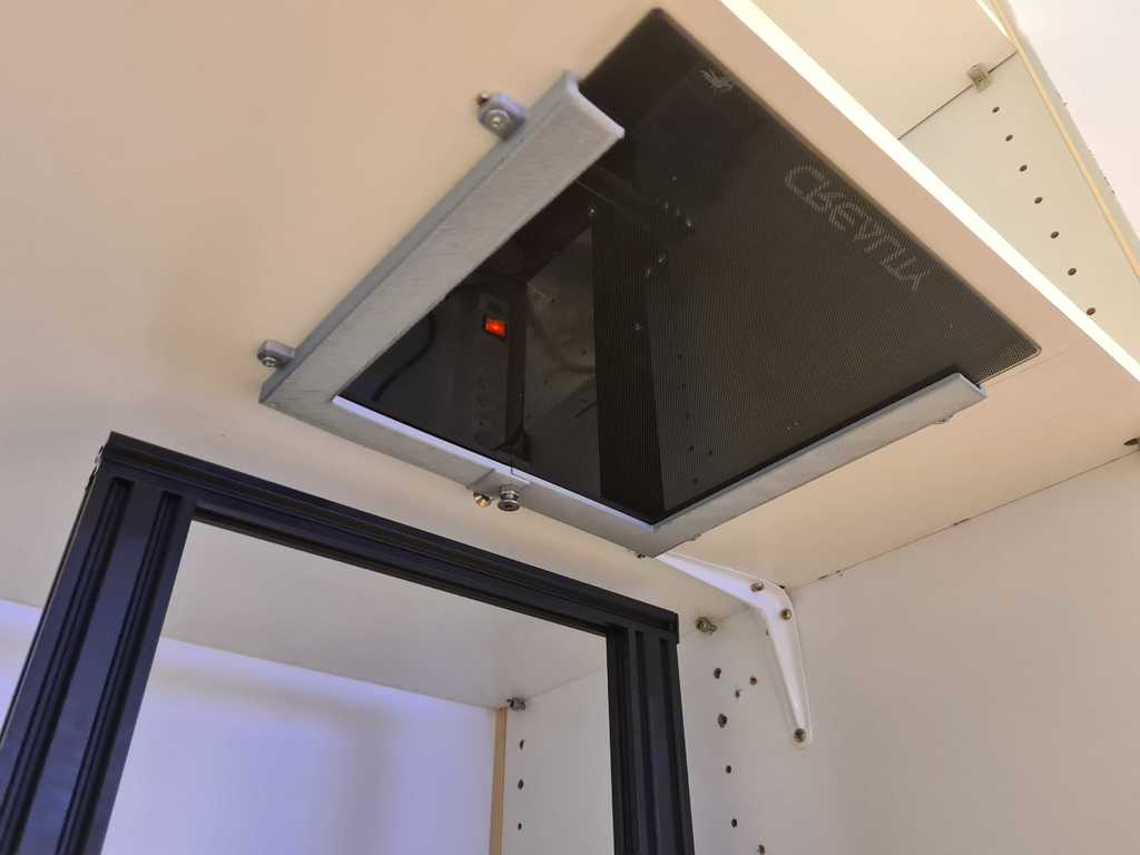 Ender 3 Pro Glass Bed Ceiling Storage