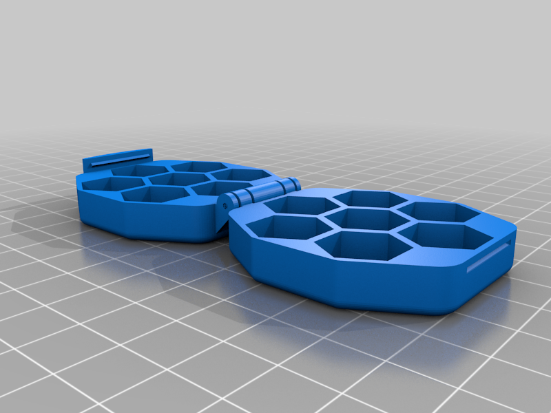 Mini dice case print in place