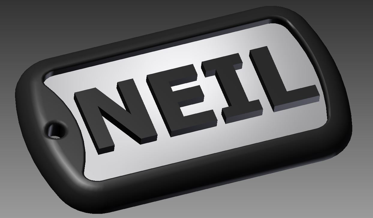 Dog Tag with your name