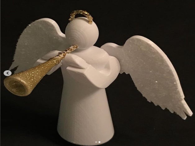 Angel Ornament With Trumpet