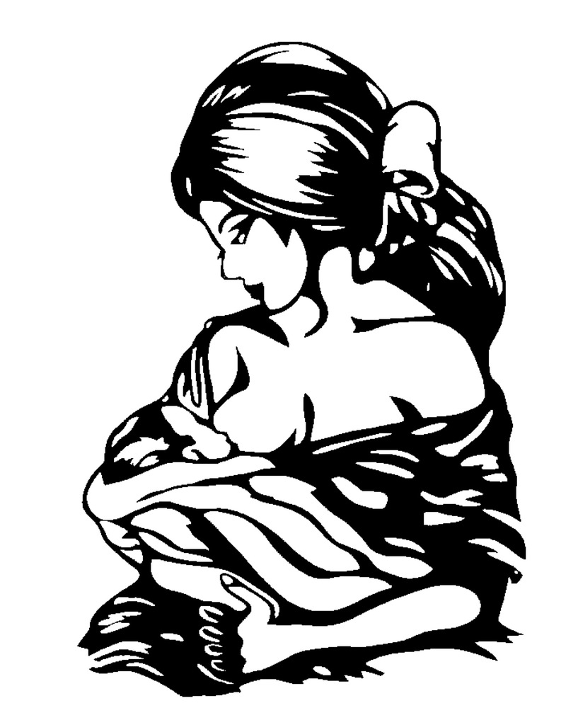 2D Mother Breast Feeding