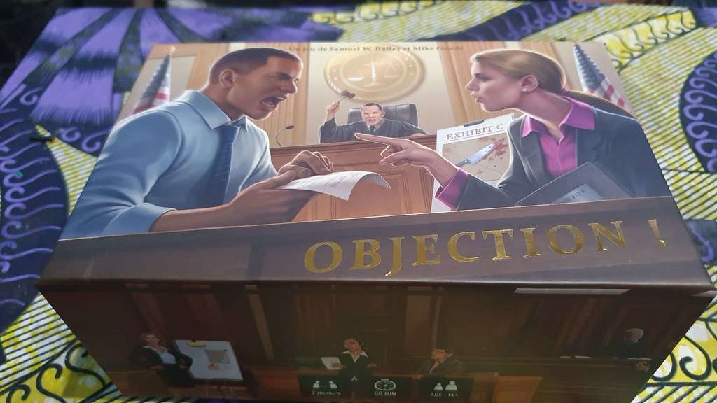 Lawyer Up / Objection ! + extensions Insert board game