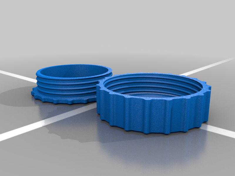 Small Box with Threaded Lid