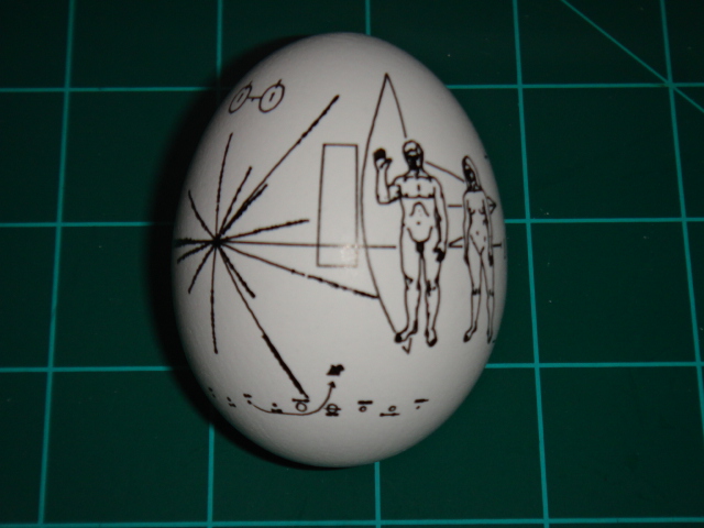 Pioneer Spacecraft Plaque