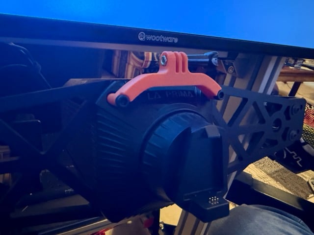 Asetek wheel base GoPro/Phone/DDU mount