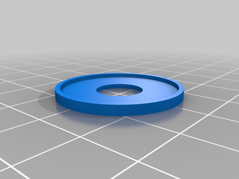 Clip-on marker to fit 25mm round bases (for 28mm miniatures)