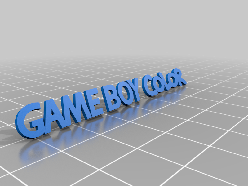 Gameboy Color Stand Font