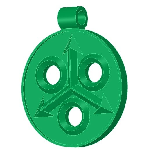 UNOFFICIAL - Nurgle mark based pendant
