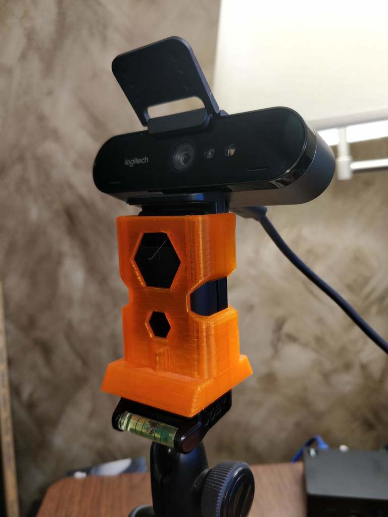 Logitech BRIO webcam tripod adapter - Threaded Base