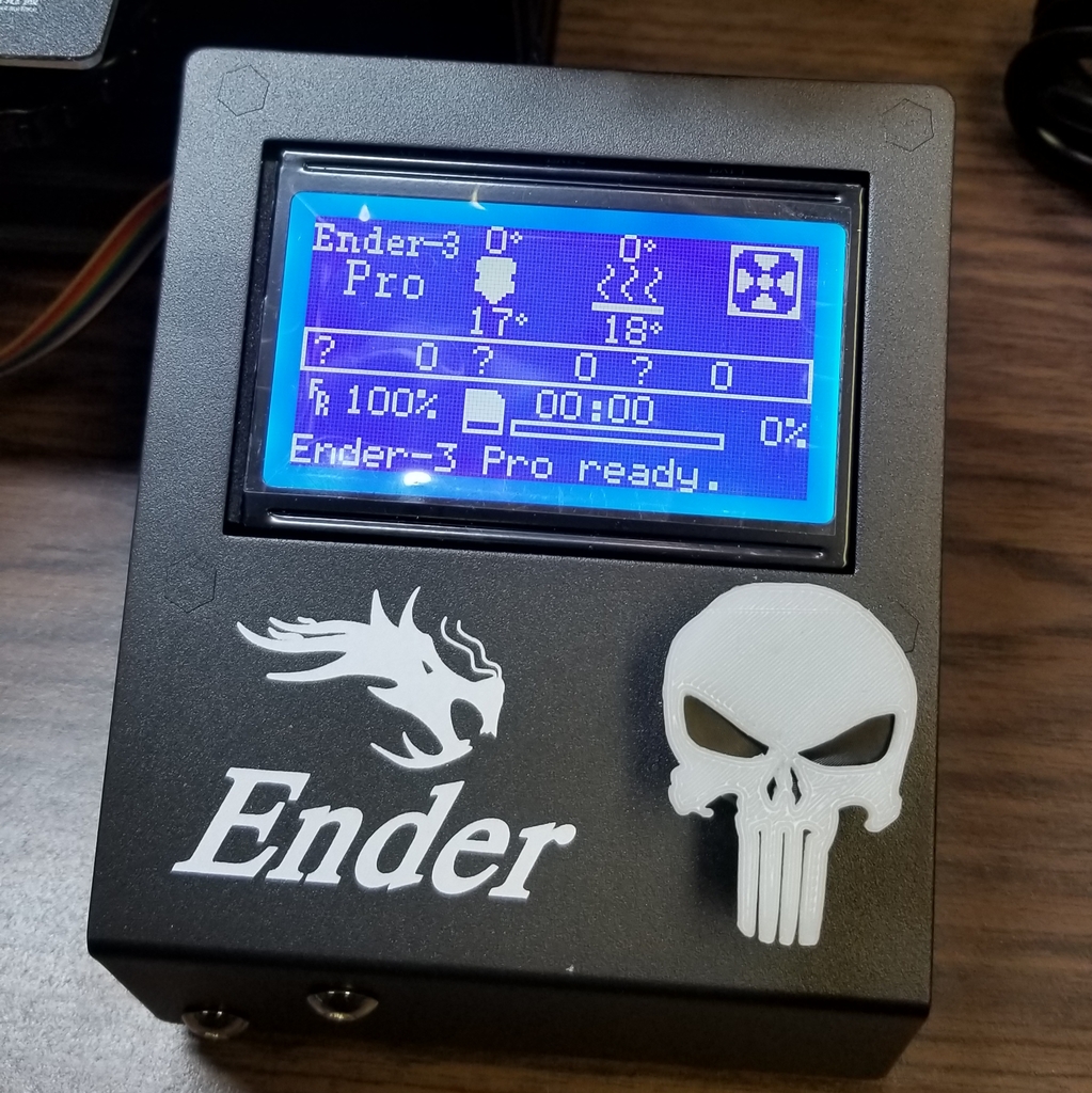 Punisher LCD Knob Cover for Creality Printers