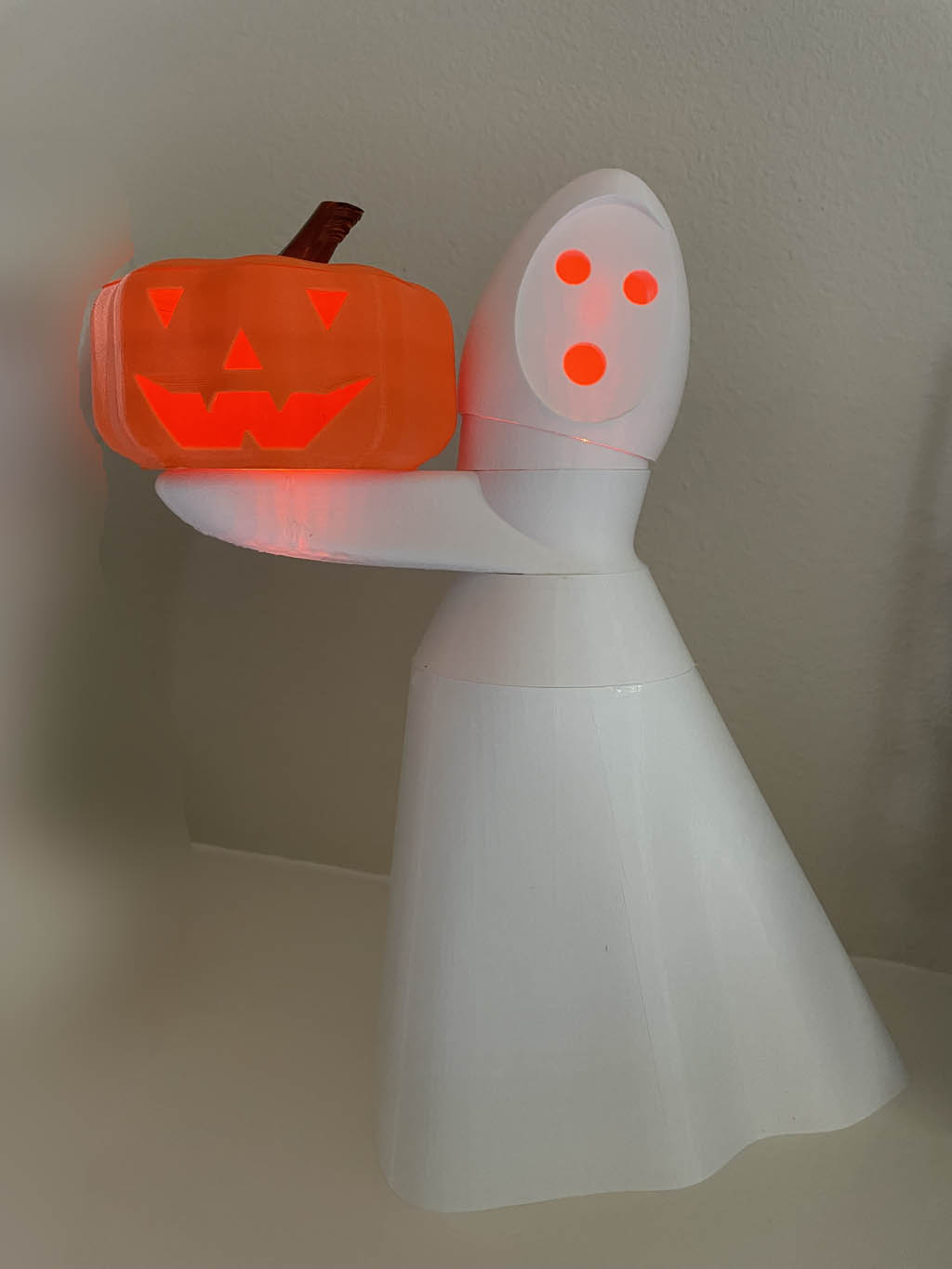 Ghost with Pumpkin