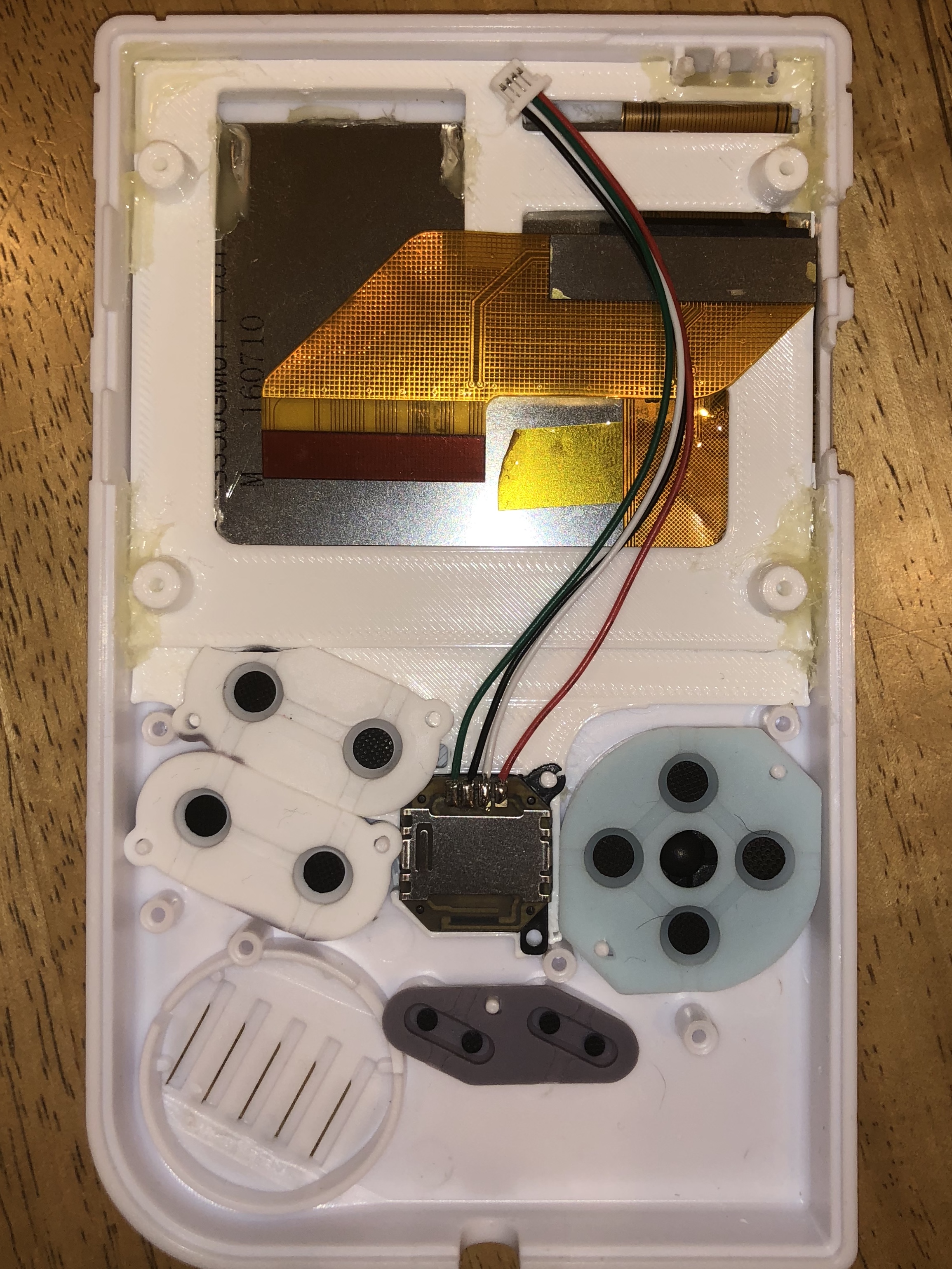 Raspberry Pi Gameboy VGA LCD bracket SNES with PSP joystick