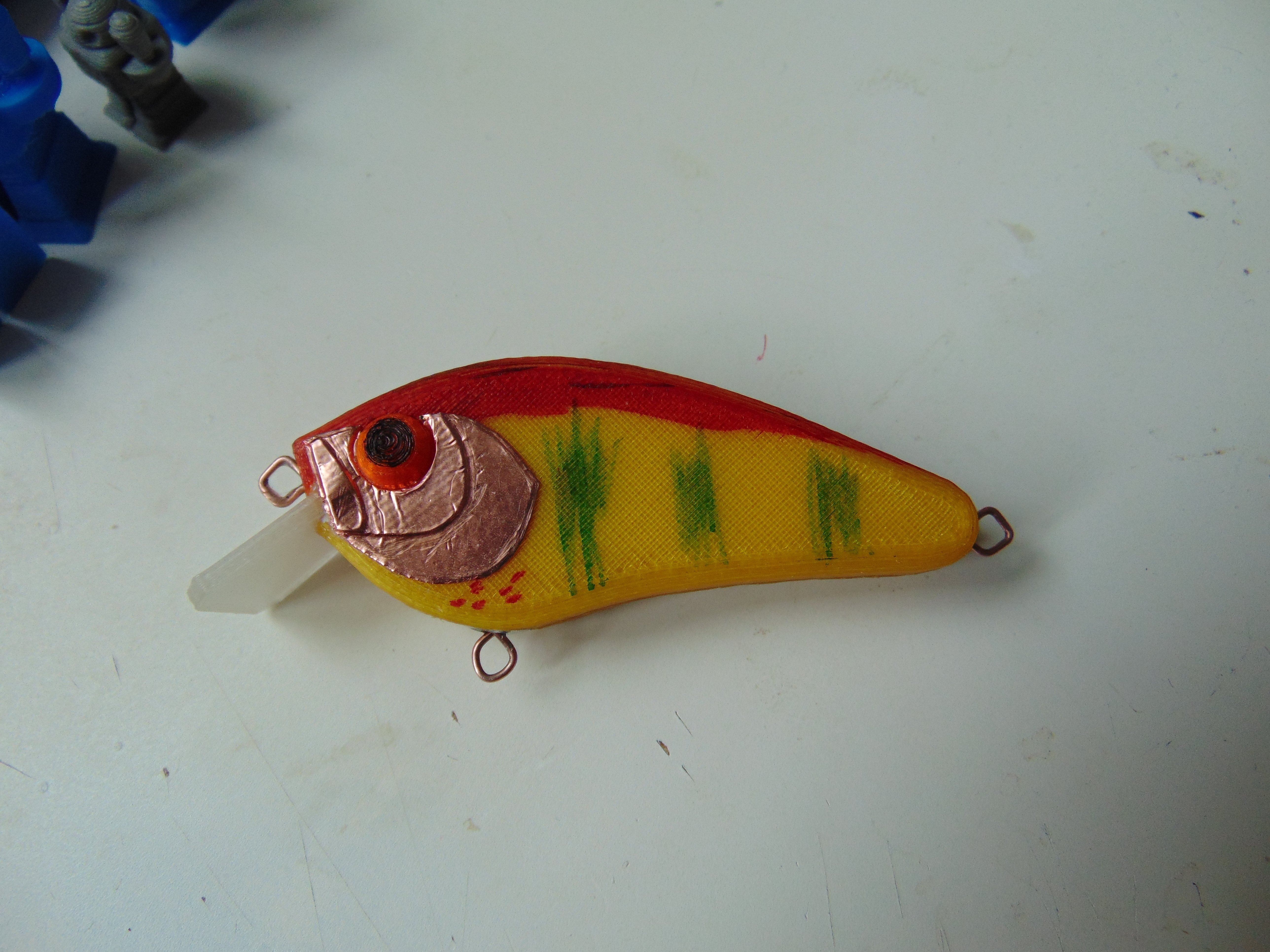Paul Adams' balsa crankbait, but printed!