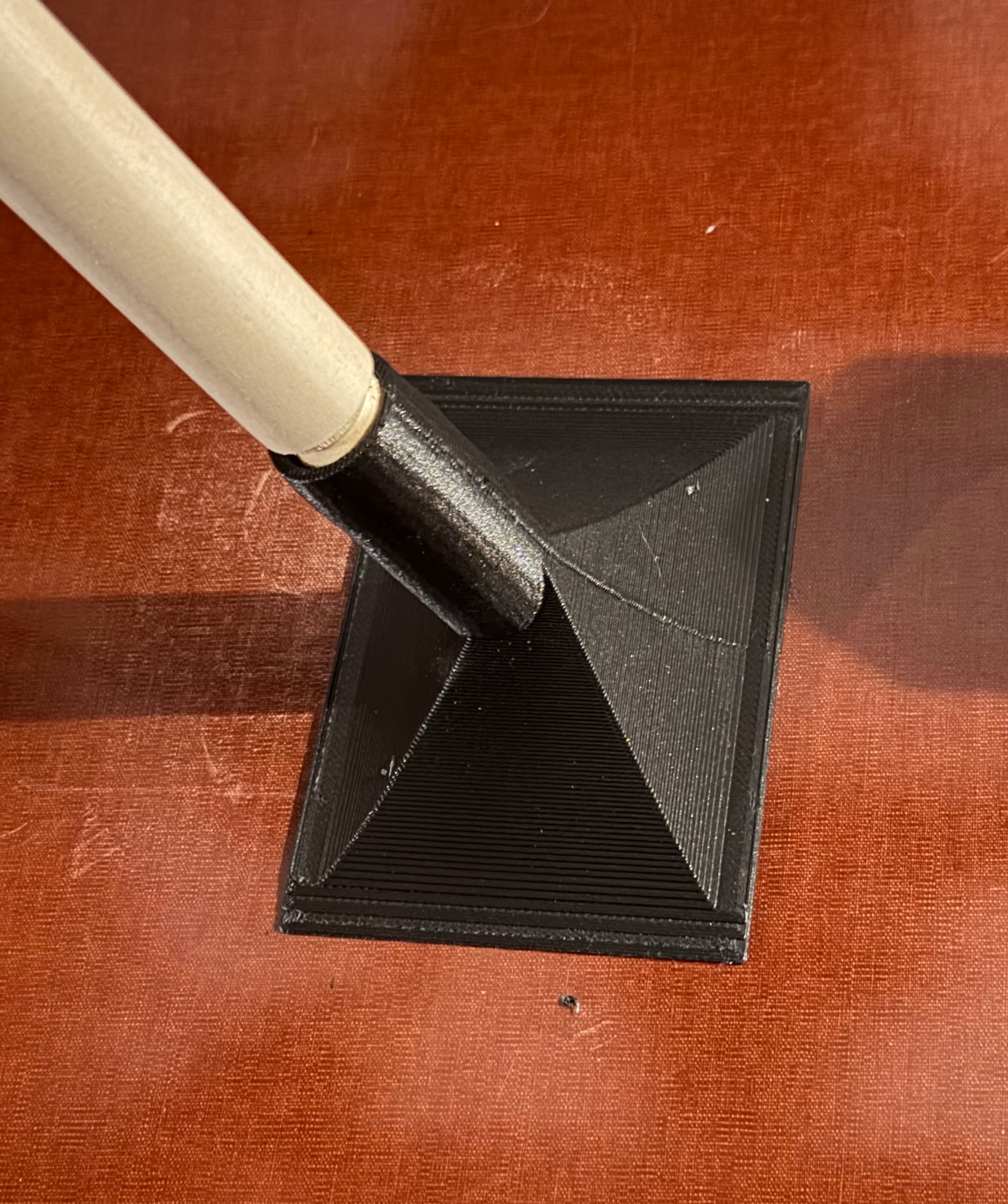 Ice scraper for paint roller handle