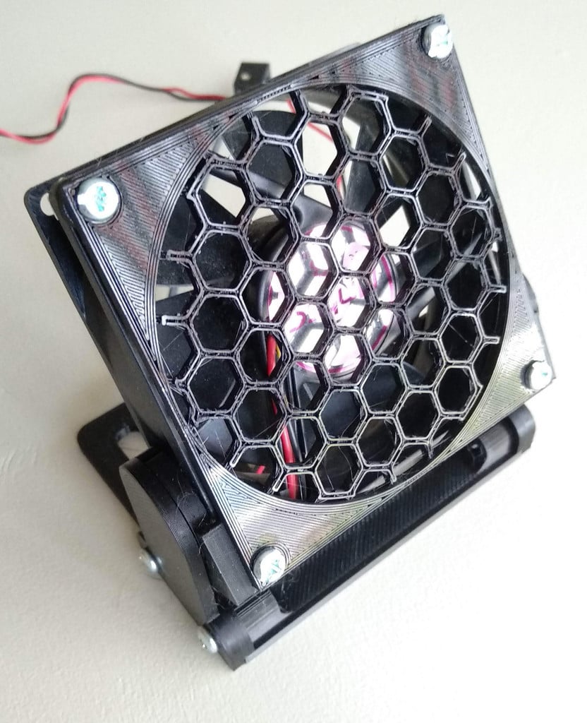 Mini Desk/Wall Fan 80 mm with Ratcheting Angle