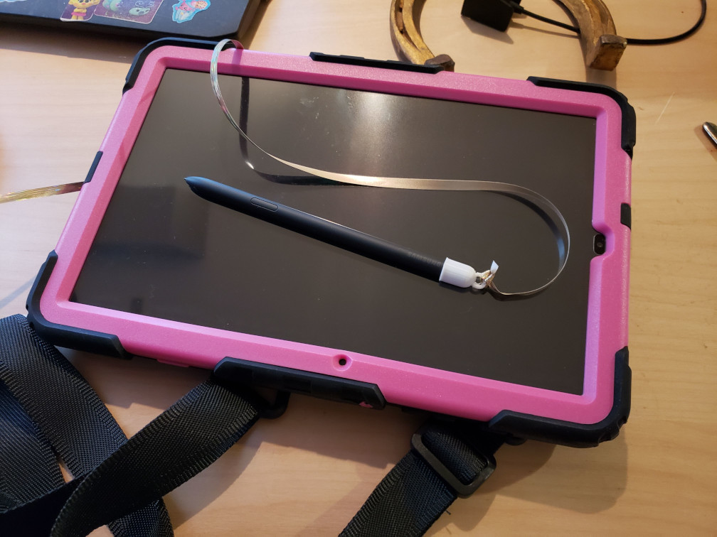 Dummy string attachment for the Samsung Galaxy Tab S6 Lite pen