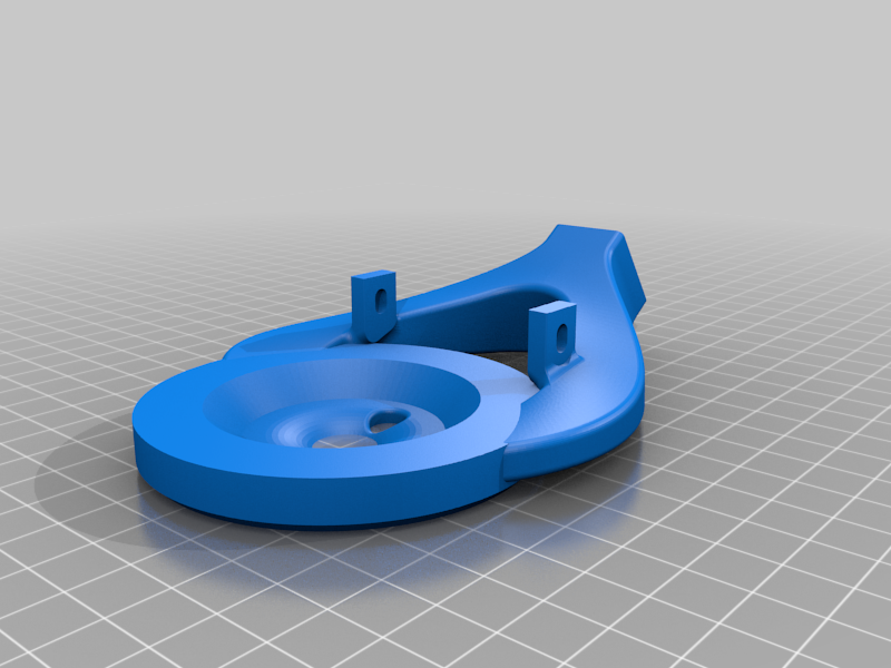 Anycubic i3 Mega E3D v6 X-Carriage [MK4] Circular fan-duct for blower