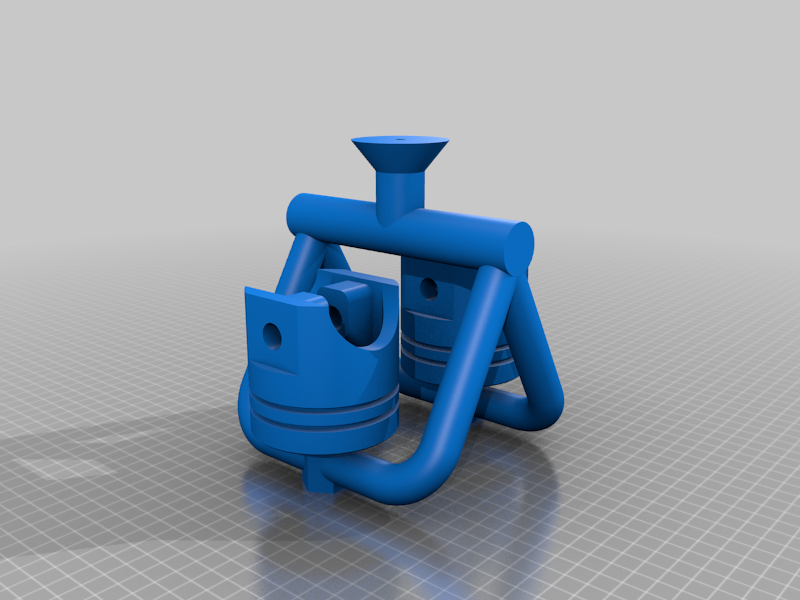 Bohaboy-Haas Poppet Valve Steam Engine