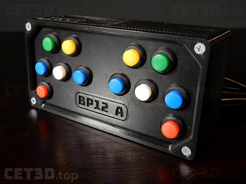 BP12 Button Box - USB - DIY