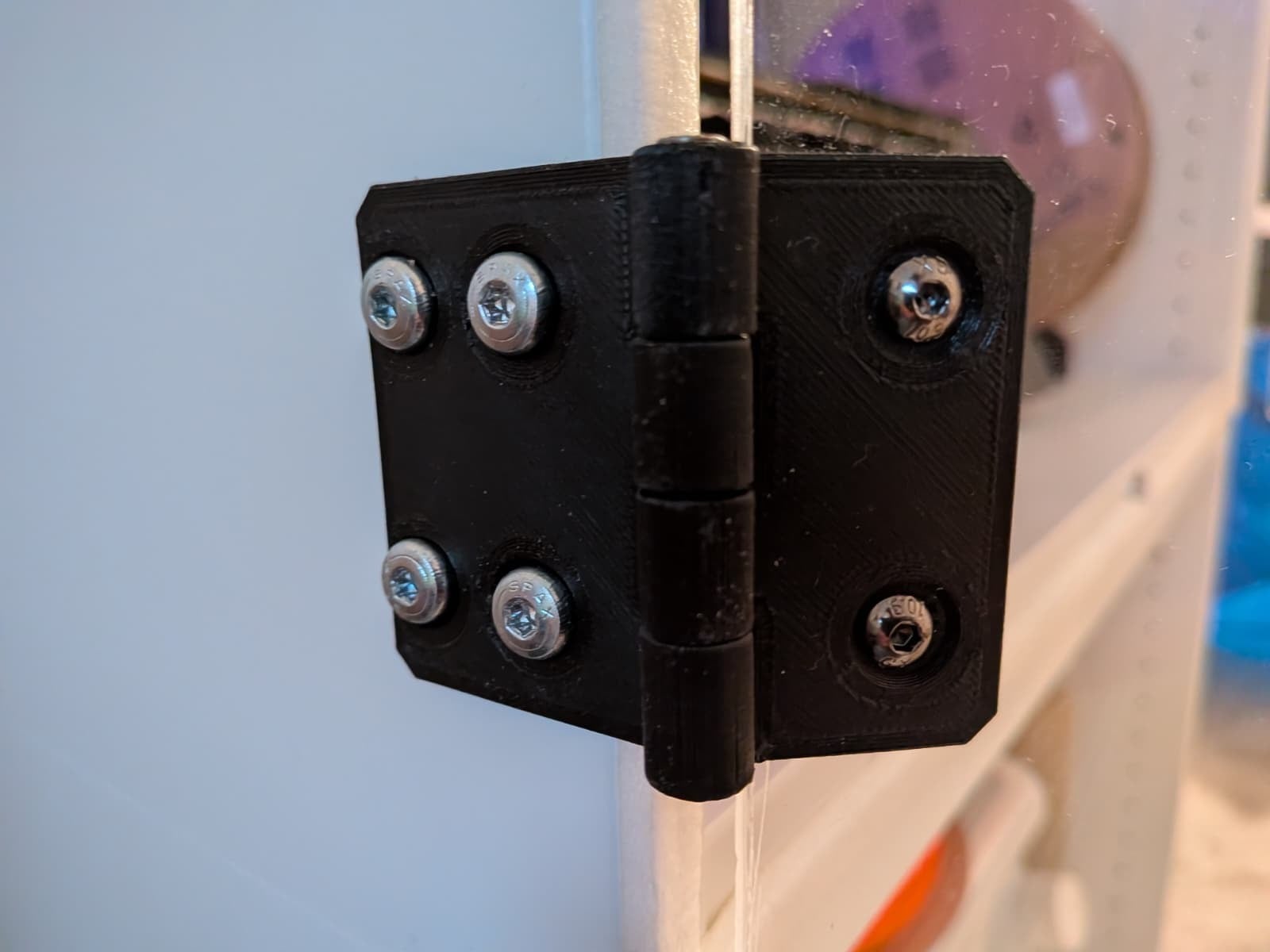 Door Hinge for Printer Enclosure
