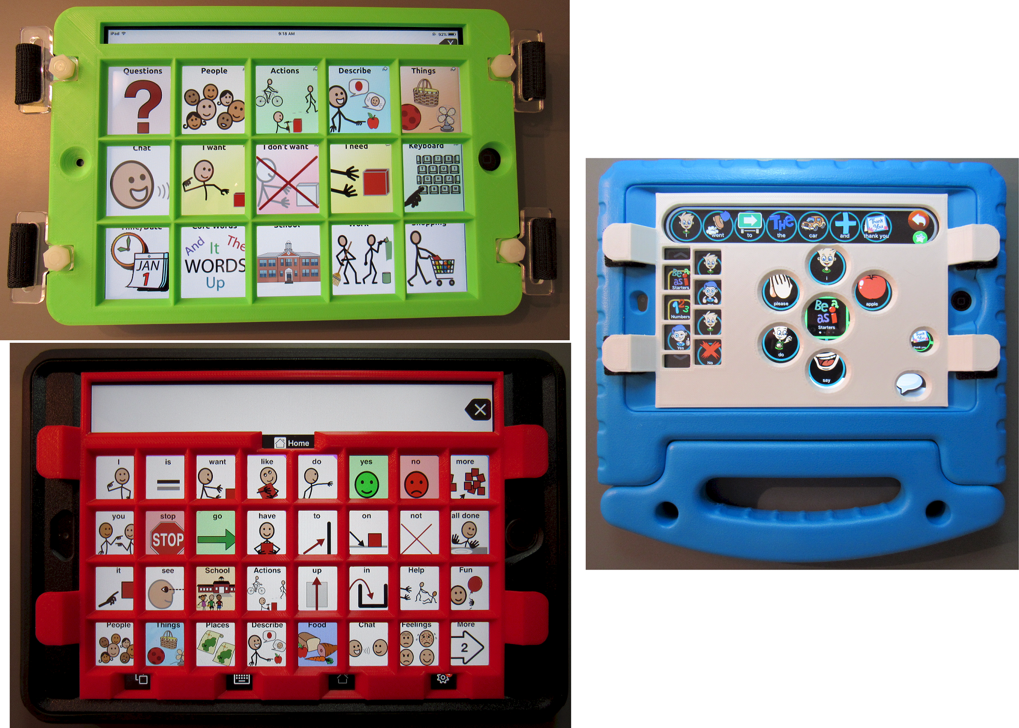 Customizable, 3D-Printable Keyguard for Grid-based, Free-form, and Hybrid AAC Apps on Tablets