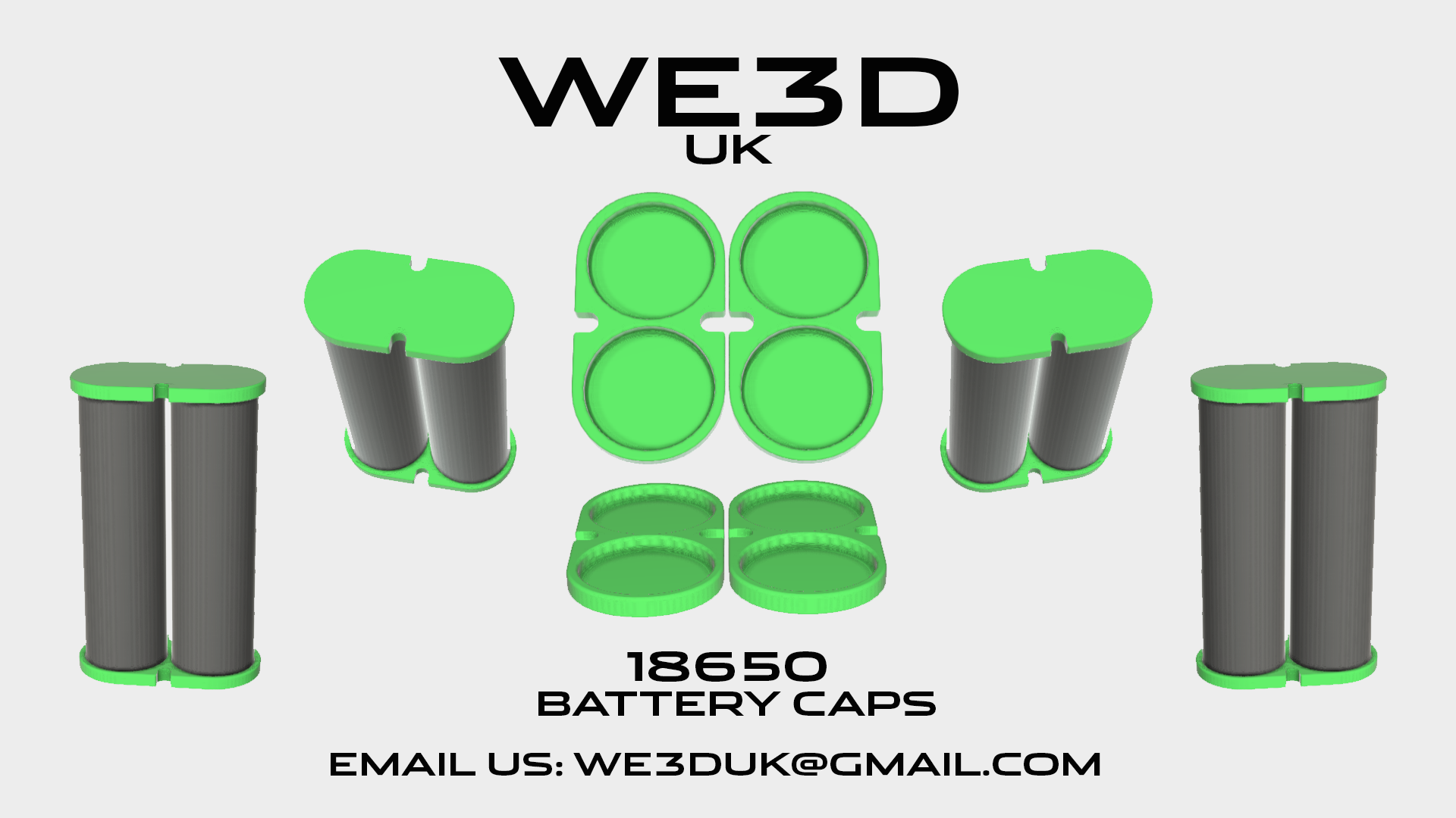 18650 - Battery Caps
