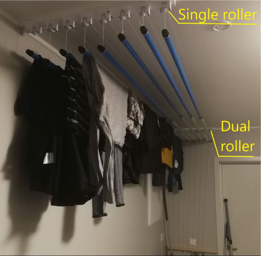 Rollers for Clothes Drying Rack