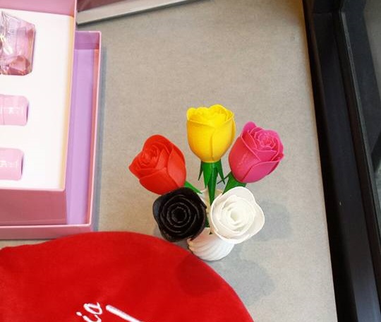Printable Rose with renforced stem