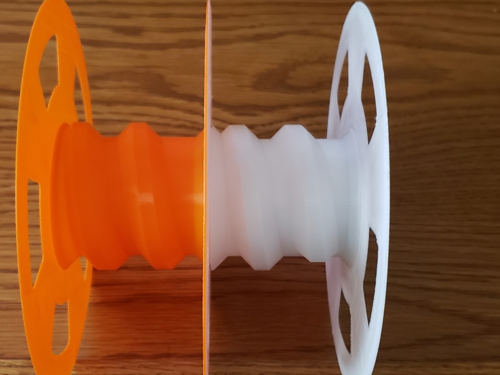 Minimalist Reusable Filament Holder Spool, Vase/Spiralize Mode < 50g