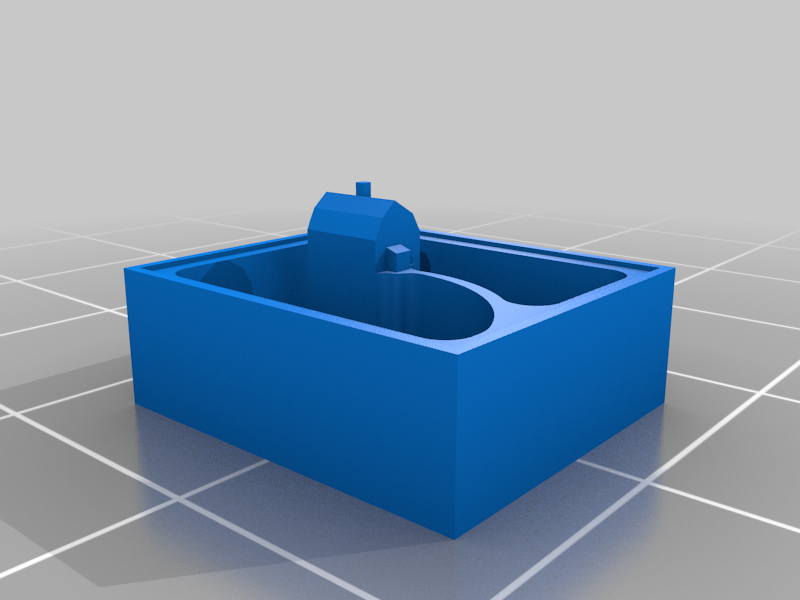 plant pot with tiny house